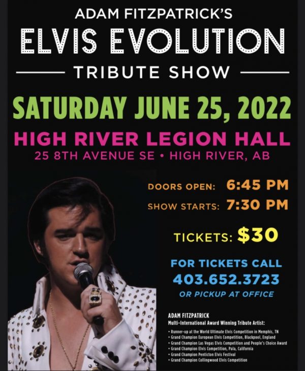"ELVIS EVOLUTION" is coming Saturday June 25, 2022. Get your tickets