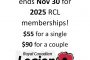 Early Bird Membership Pricing Ends November 30, 2024